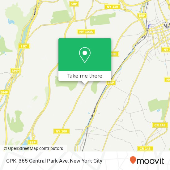 Mapa de CPK, 365 Central Park Ave