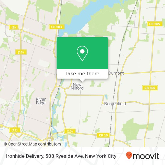 Mapa de Ironhide Delivery, 508 Ryeside Ave