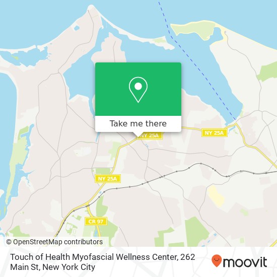 Mapa de Touch of Health Myofascial Wellness Center, 262 Main St