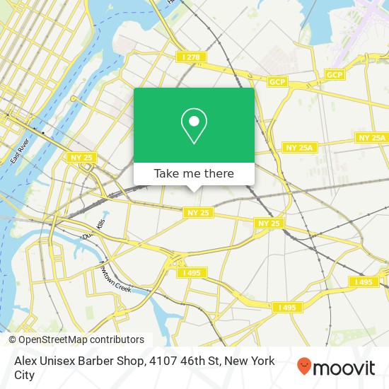 Alex Unisex Barber Shop, 4107 46th St map