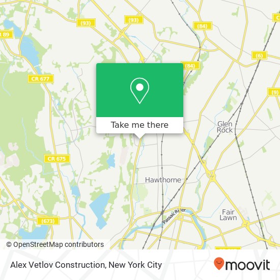 Mapa de Alex Vetlov Construction