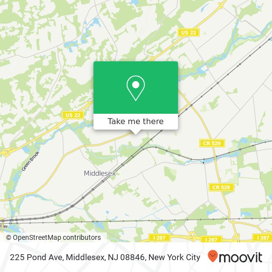 225 Pond Ave, Middlesex, NJ 08846 map