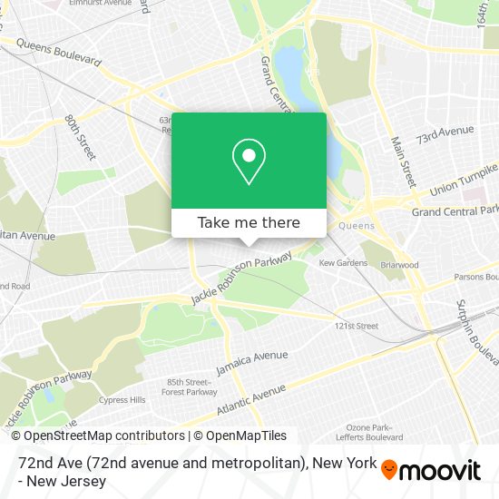 Mapa de 72nd Ave (72nd avenue and metropolitan)