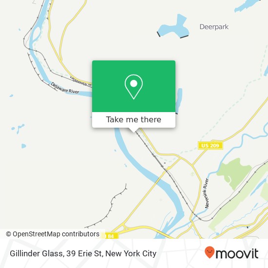 Mapa de Gillinder Glass, 39 Erie St