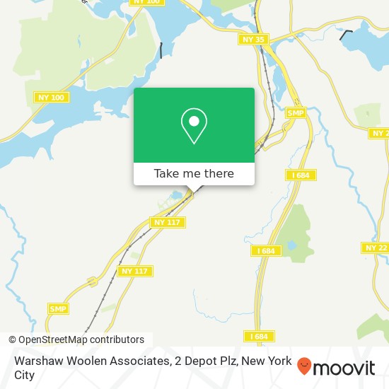 Mapa de Warshaw Woolen Associates, 2 Depot Plz
