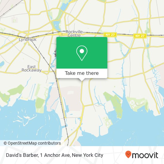 Mapa de David's Barber, 1 Anchor Ave