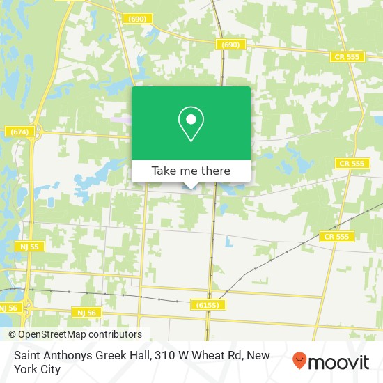 Saint Anthonys Greek Hall, 310 W Wheat Rd map