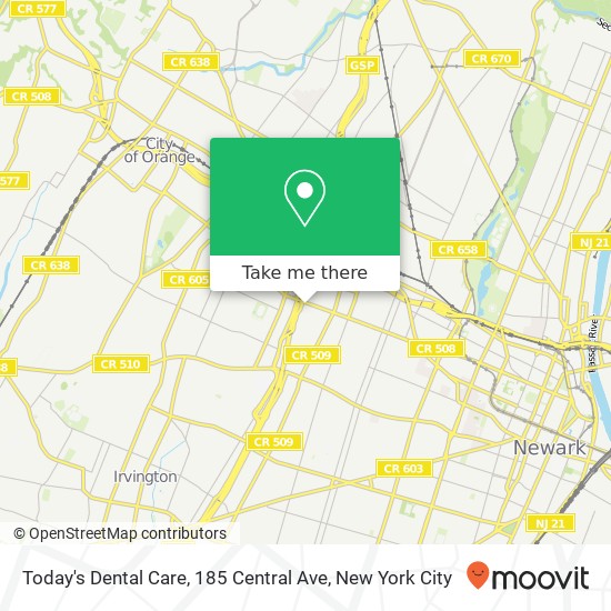 Today's Dental Care, 185 Central Ave map