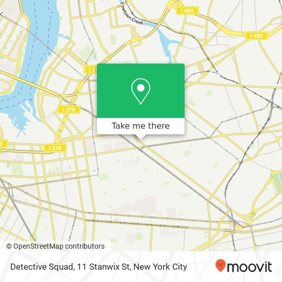 Detective Squad, 11 Stanwix St map