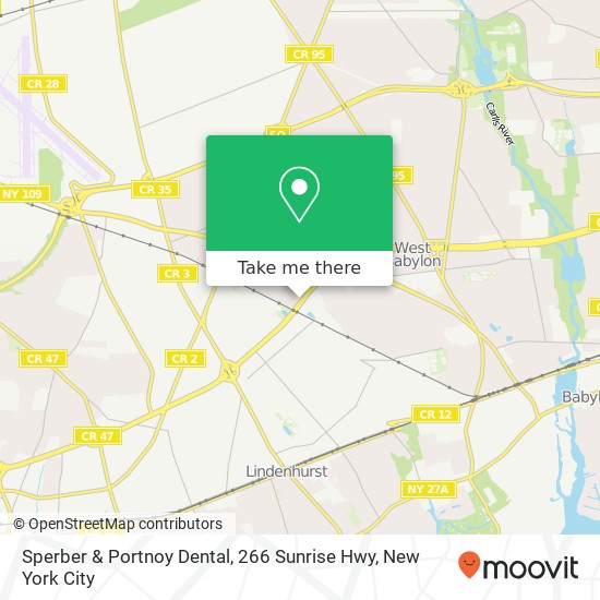 Mapa de Sperber & Portnoy Dental, 266 Sunrise Hwy