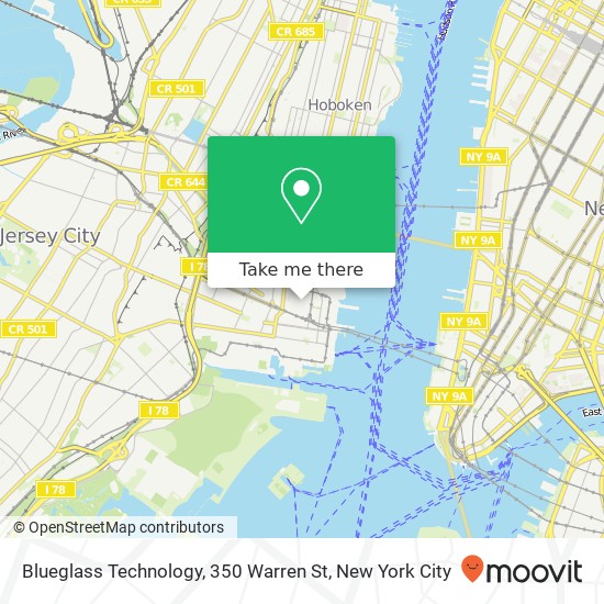 Mapa de Blueglass Technology, 350 Warren St