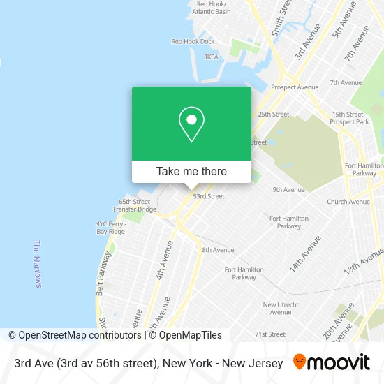Mapa de 3rd Ave (3rd av 56th street)