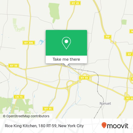 Rice King Kitchen, 180 RT-59 map