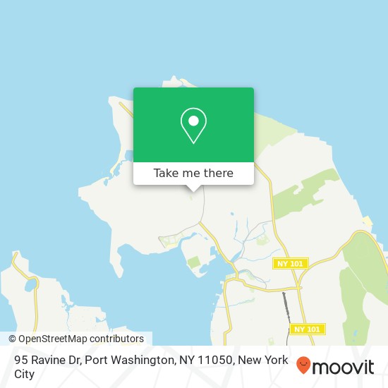 95 Ravine Dr, Port Washington, NY 11050 map