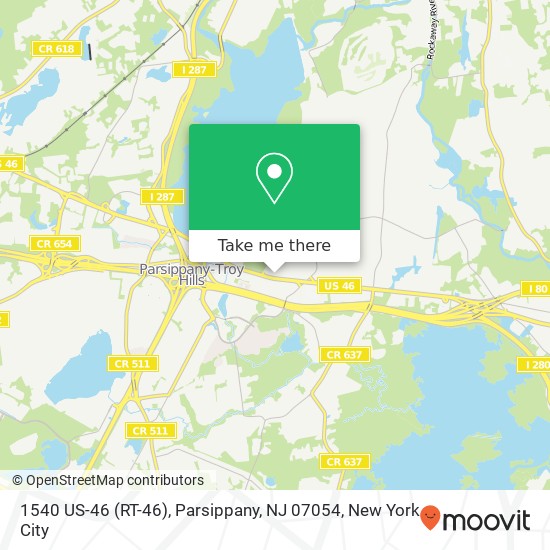 1540 US-46 (RT-46), Parsippany, NJ 07054 map