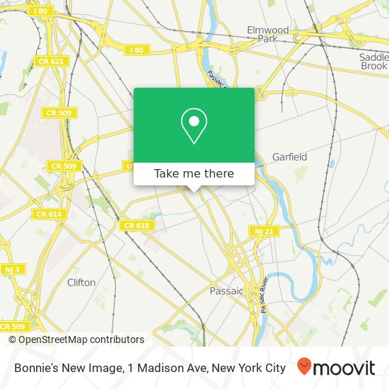 Mapa de Bonnie's New Image, 1 Madison Ave