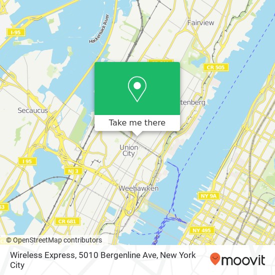 Wireless Express, 5010 Bergenline Ave map