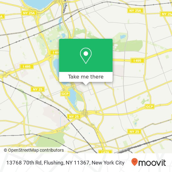 13768 70th Rd, Flushing, NY 11367 map