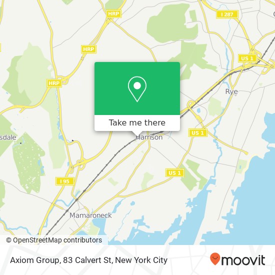 Mapa de Axiom Group, 83 Calvert St