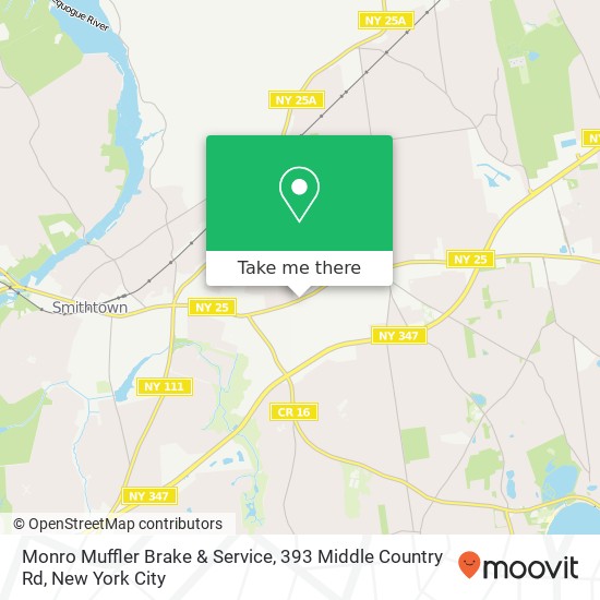 Monro Muffler Brake & Service, 393 Middle Country Rd map