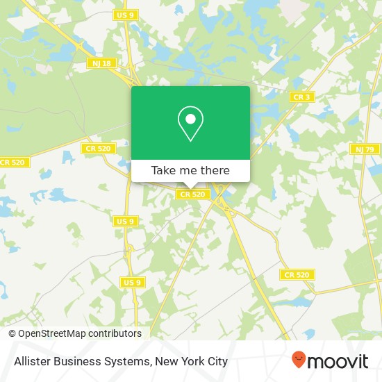 Mapa de Allister Business Systems