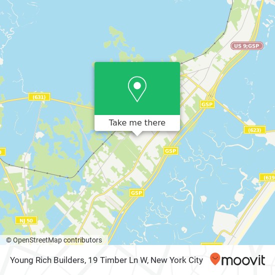 Young Rich Builders, 19 Timber Ln W map