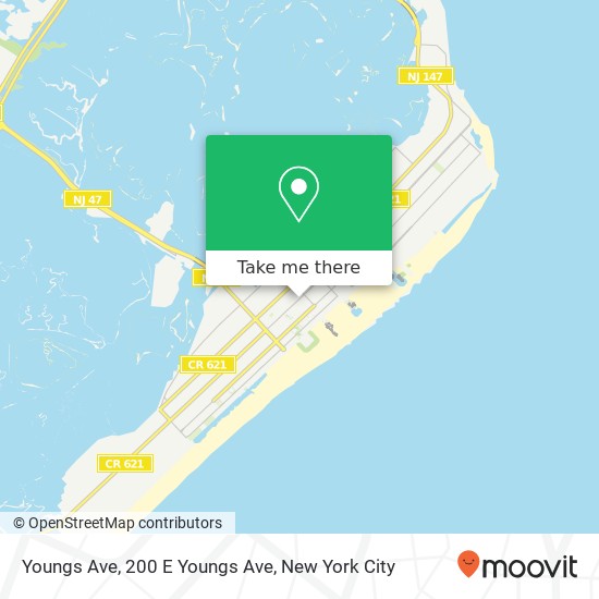 Mapa de Youngs Ave, 200 E Youngs Ave