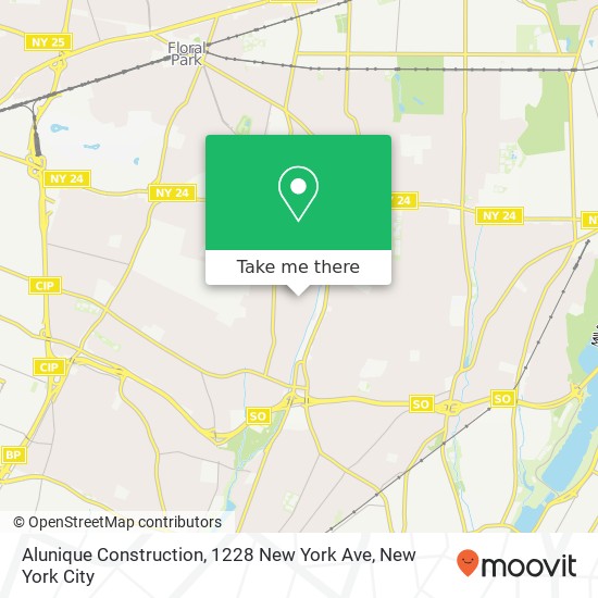 Alunique Construction, 1228 New York Ave map