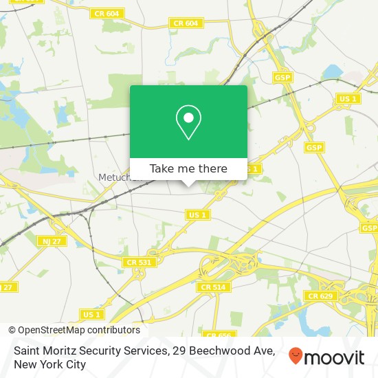 Mapa de Saint Moritz Security Services, 29 Beechwood Ave