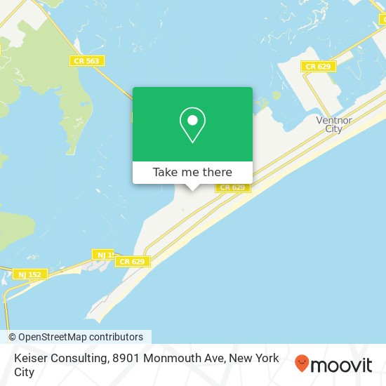 Mapa de Keiser Consulting, 8901 Monmouth Ave