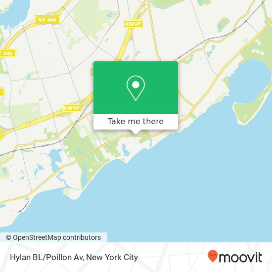 Hylan BL/Poillon Av map