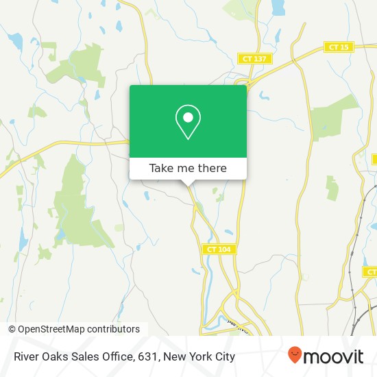 Mapa de River Oaks Sales Office, 631