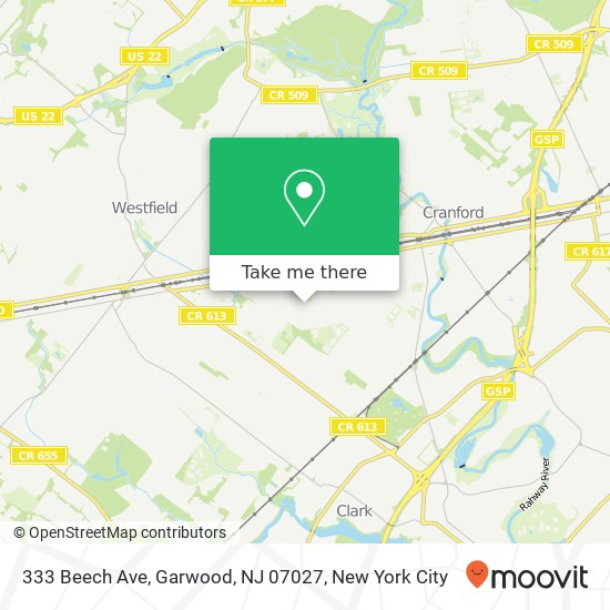 333 Beech Ave, Garwood, NJ 07027 map