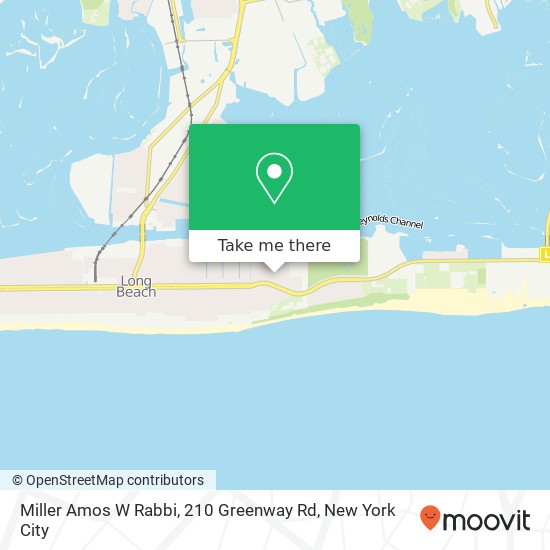 Miller Amos W Rabbi, 210 Greenway Rd map