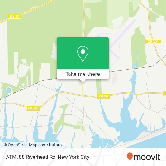 Mapa de ATM, 88 Riverhead Rd