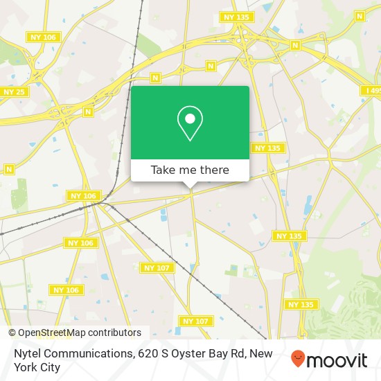 Nytel Communications, 620 S Oyster Bay Rd map