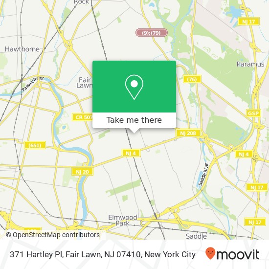 371 Hartley Pl, Fair Lawn, NJ 07410 map