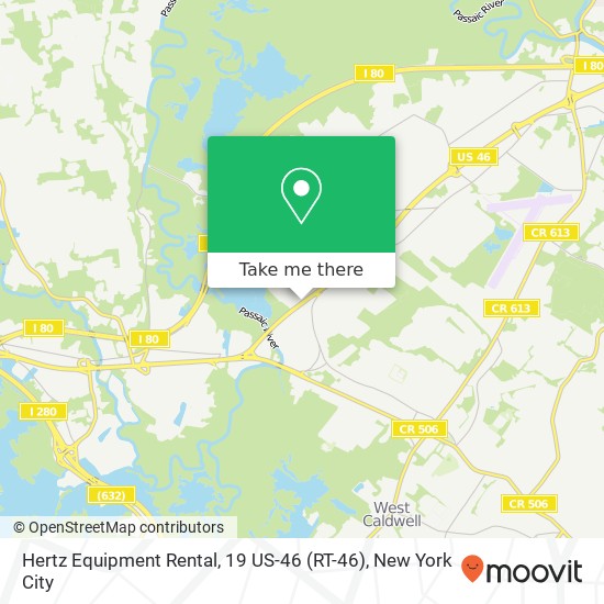 Mapa de Hertz Equipment Rental, 19 US-46 (RT-46)
