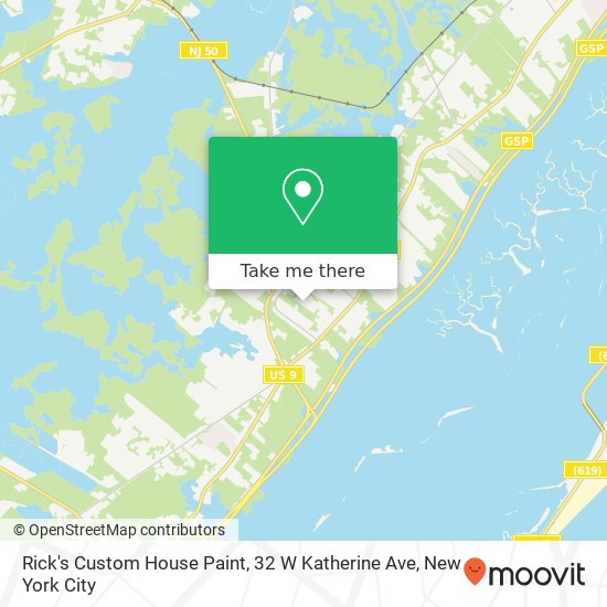 Rick's Custom House Paint, 32 W Katherine Ave map