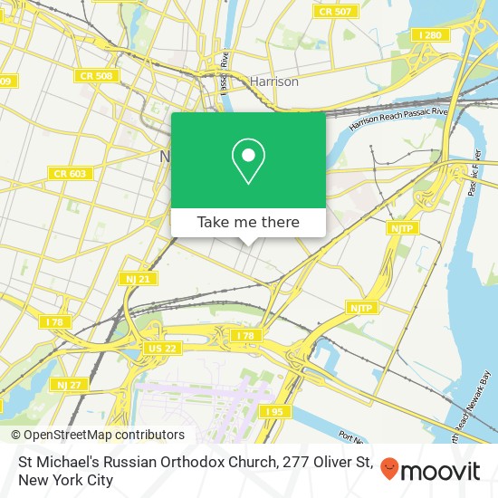 St Michael's Russian Orthodox Church, 277 Oliver St map