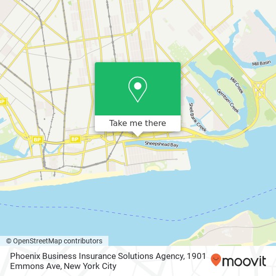 Phoenix Business Insurance Solutions Agency, 1901 Emmons Ave map