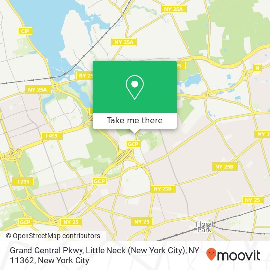 Grand Central Pkwy, Little Neck (New York City), NY 11362 map