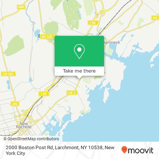 Mapa de 2000 Boston Post Rd, Larchmont, NY 10538