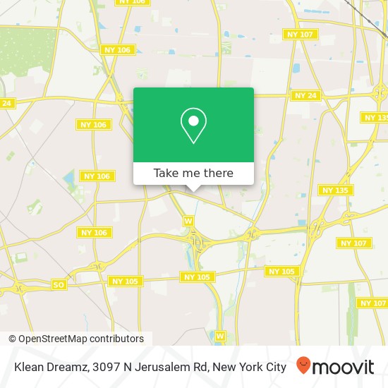 Mapa de Klean Dreamz, 3097 N Jerusalem Rd