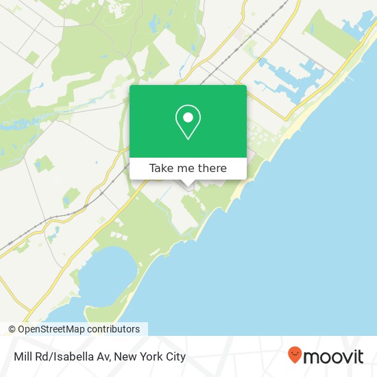 Mill Rd/Isabella Av map