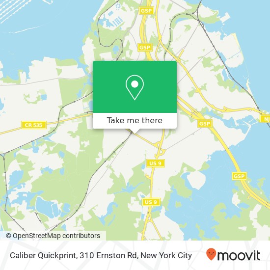 Caliber Quickprint, 310 Ernston Rd map