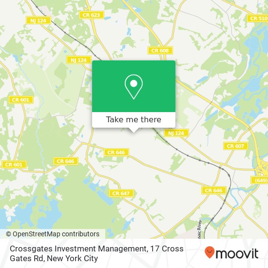 Mapa de Crossgates Investment Management, 17 Cross Gates Rd