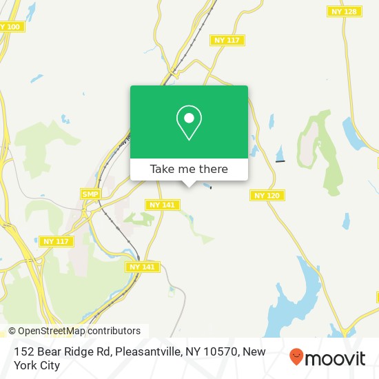 152 Bear Ridge Rd, Pleasantville, NY 10570 map