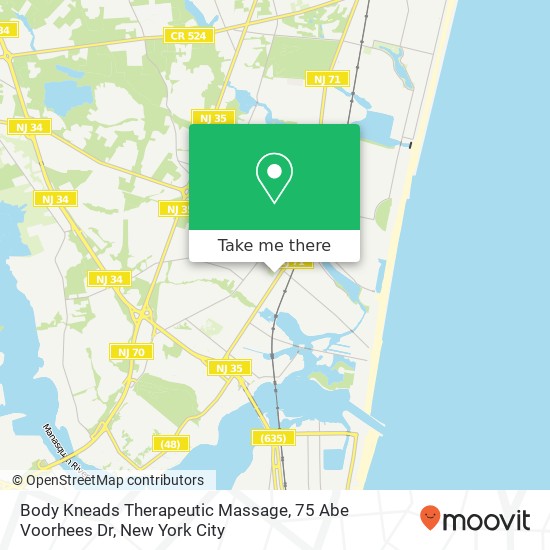 Body Kneads Therapeutic Massage, 75 Abe Voorhees Dr map