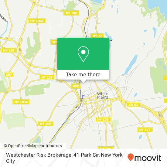 Westchester Risk Brokerage, 41 Park Cir map